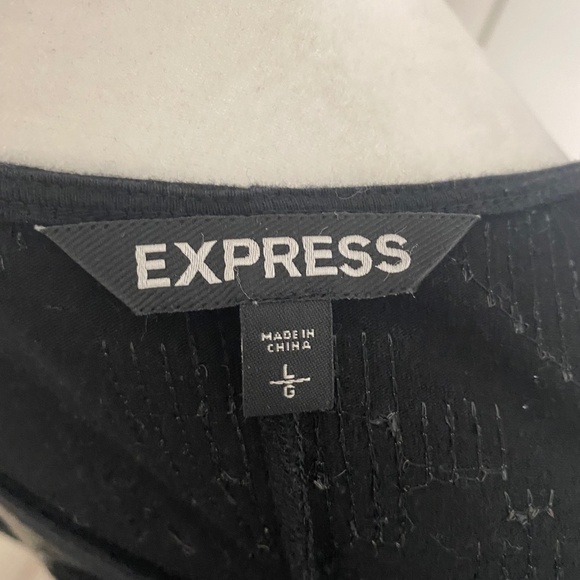 EXPRESS Aztek Style Dress in Black - Picture 6 of 7